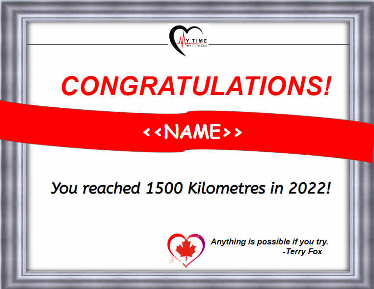 1500K Finisher's Certificate