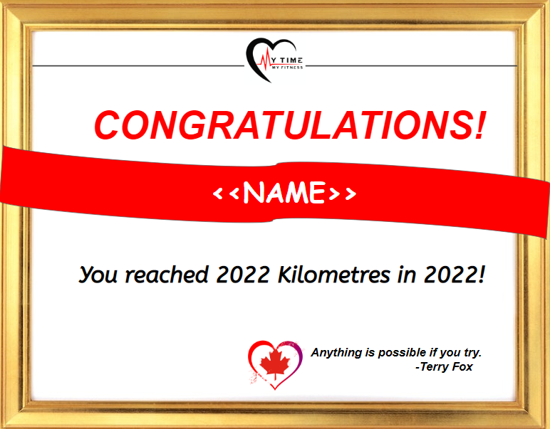 2022K Finisher's Certificate 2022