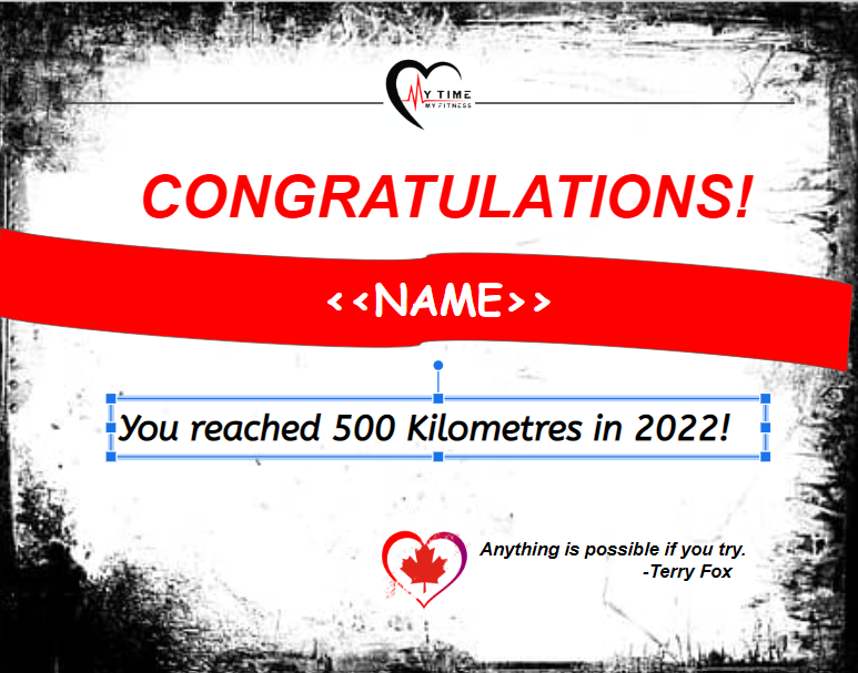 500K Finisher's Certificate